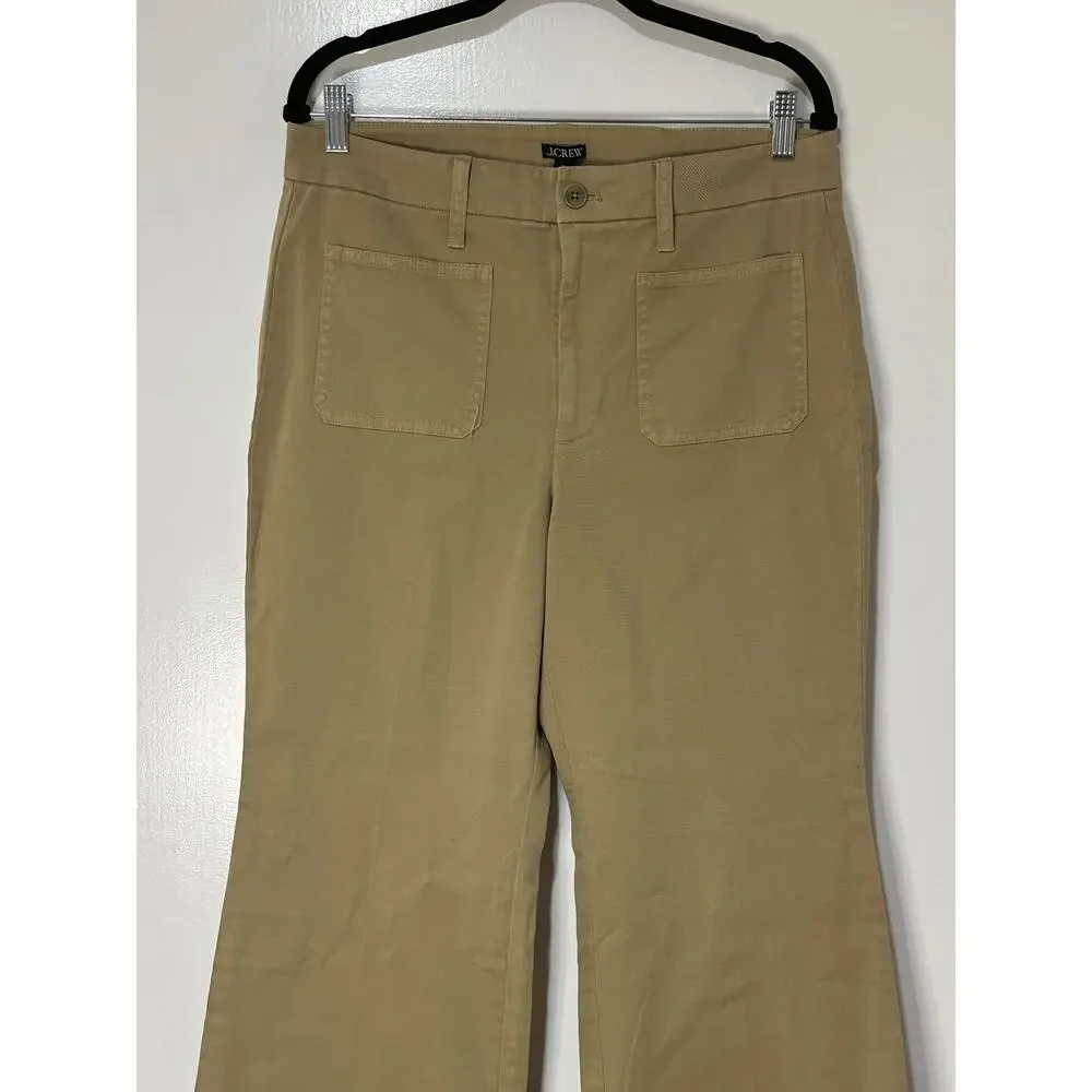 J. Crew Women's Khaki Stretch Pants Size 30 NWT Preppy Minimalist School